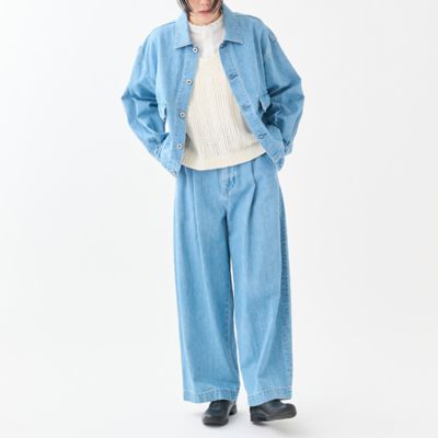 10OZデニムブルゾン | GRANDMA MAMA DAUGHTER (Women)/グランマ