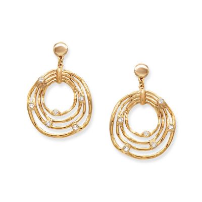 ete｜クラフト オーバル ピアス | Rakuten Fashion(楽天