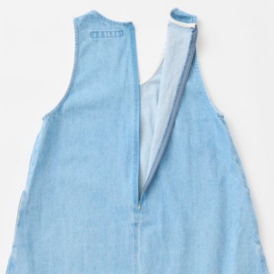 10OZデニムUネックジャンパースカート | GRANDMA MAMA DAUGHTER