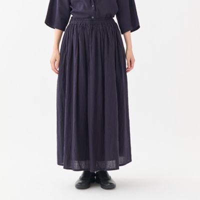 セントアンドリュース ワッシャーボイルスカート ワッシャーボイルロングギャザースカート | GRANDMA MAMA DAUGHTER