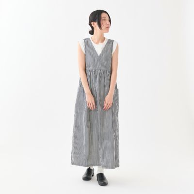 ヒッコリー2wayサイドポケットジャンパース | GRANDMA MAMA