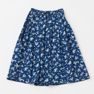 INDIGO BLOOM』タックプリーツギャザースカート | GRANDMA