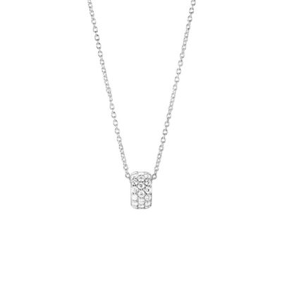 K18WG ダイヤモンド ネックレス - ネックレス