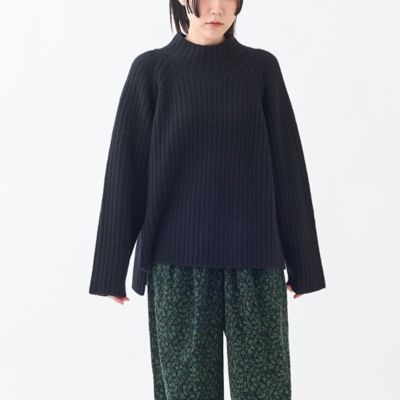 ＜GRANDMA MAMA DAUGHTER (Women)＞ワイドリブタートルニットプルオーバー