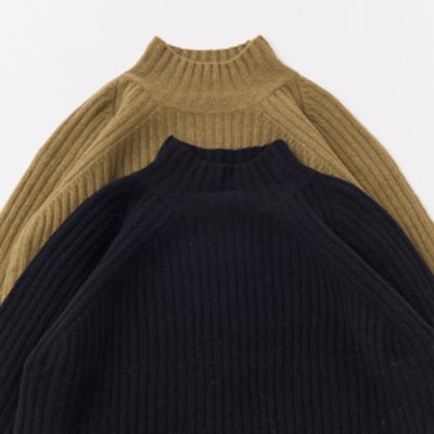 ワイドリブタートルニットプルオーバー | GRANDMA MAMA DAUGHTER