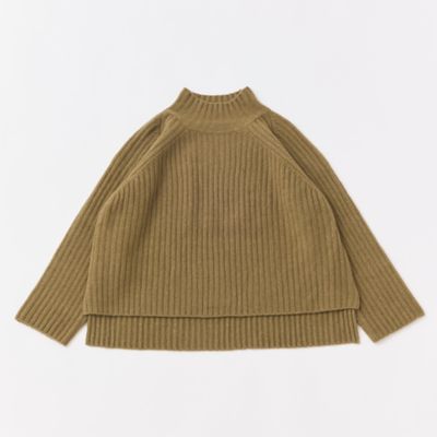 ワイドリブタートルニットプルオーバー | GRANDMA MAMA DAUGHTER