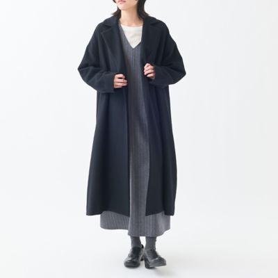 ＜GRANDMA MAMA DAUGHTER (Women)＞カシミアショートビーバーロングコート