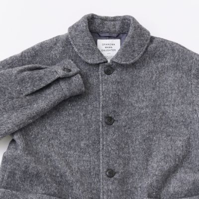 ＊美品＊GRANDMA MAMA DAUGHTER ＊WOOLコート＊送料込 ビーバーラウンドカラーコート | GRANDMA MAMA DAUGHTER (Women