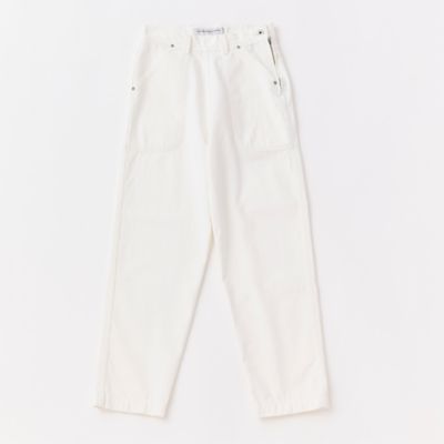 ホワイトデニムサイドジップパンツ | GRANDMA MAMA DAUGHTER (Women