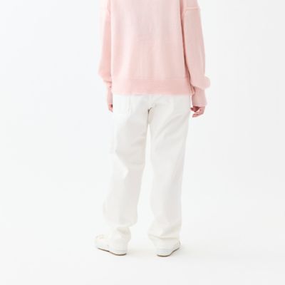 ホワイトデニムサイドジップパンツ | GRANDMA MAMA DAUGHTER (Women