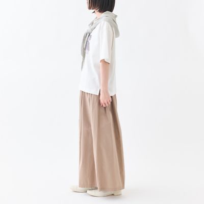 タックキュロットパンツ