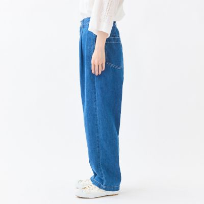 【みっちゃん様】伊太利屋 デニム パンツ 7号 インディゴ 定価48300円 8OZデニム 1タックパンツ | GRANDMA MAMA DAUGHTER (Women