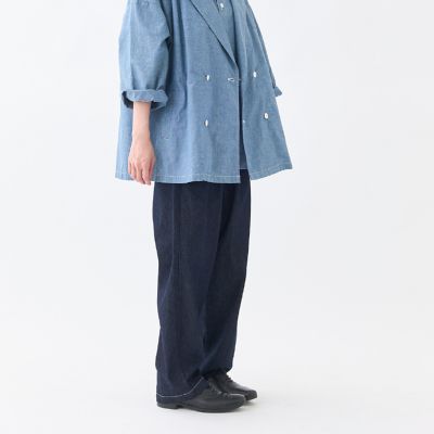 【みっちゃん様】伊太利屋 デニム パンツ 7号 インディゴ 定価48300円 8OZデニム 1タックパンツ | GRANDMA MAMA DAUGHTER (Women