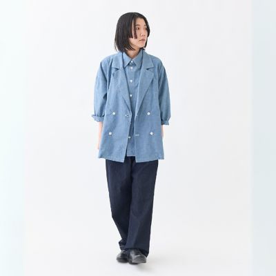 うめまま様 8OZデニム 1タックパンツ | GRANDMA MAMA DAUGHTER (Women