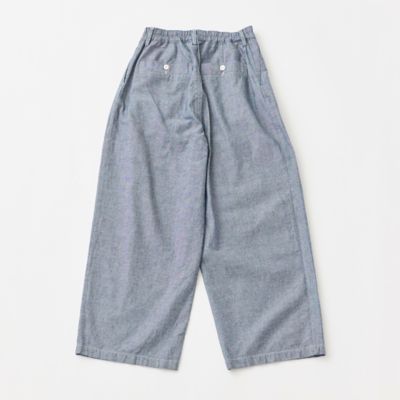 インディゴオックス3タックワイドパンツ | GRANDMA MAMA DAUGHTER