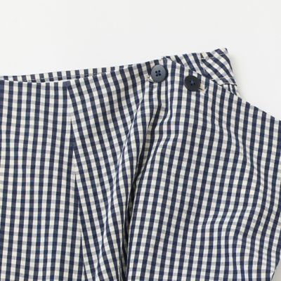 コットンキュプラギンガムラップパンツ | GRANDMA MAMA DAUGHTER