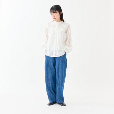 8ozデニムセンターシームカーブパンツ | GRANDMA MAMA DAUGHTER