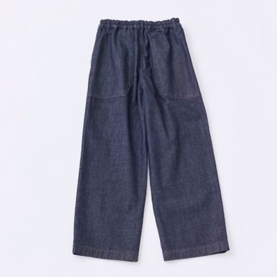 10OZデニム1タックワイドパンツ | GRANDMA MAMA DAUGHTER (Women