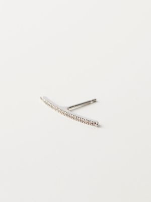 Gossamer ロングバー ダイヤモンド ピアス ※シングル