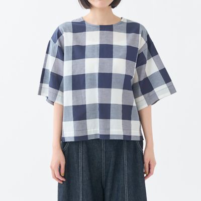 ブロックチェックプルオーバー