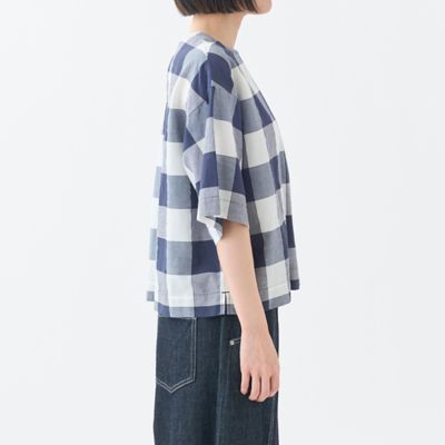 ブロックチェックプルオーバー