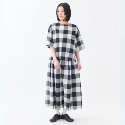 ブロックチェックプルオーバー