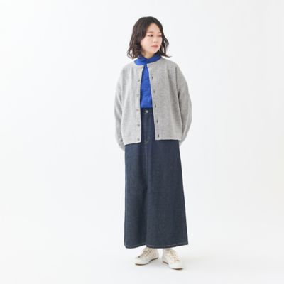 リンクルワッシャーラウンドカラーシャツ