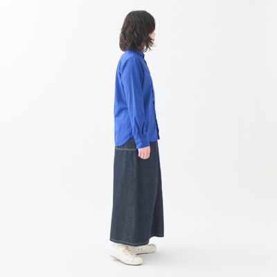 リンクルワッシャーラウンドカラーシャツ