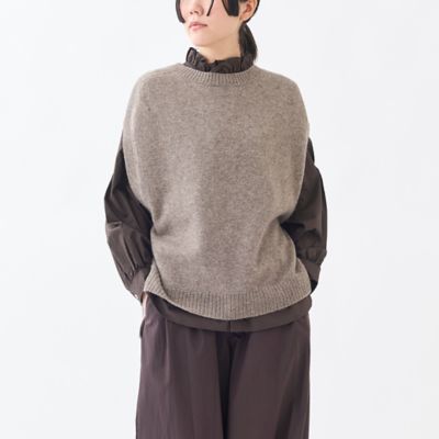 タイプライターフリルスタンドカラーシャツ | GRANDMA MAMA DAUGHTER