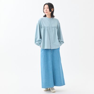 オーバーダイギャザー切替ブラウス | GRANDMA MAMA DAUGHTER (Women