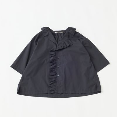 店舗用品 sakuramama オープンカラーフリルシャツ | GRANDMA MAMA DAUGHTER (Women