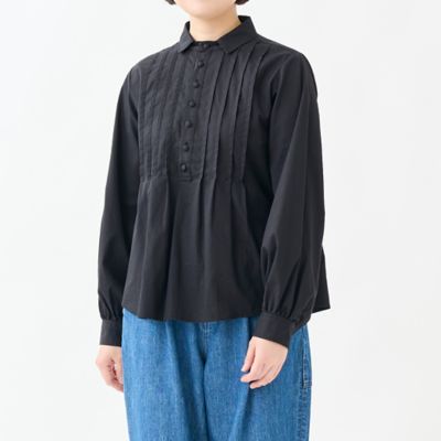 ✨極美品✨グランマ ママ ドーター 鹿の子タックカットソー 日本製 綿100% ピンタックブラウス | GRANDMA MAMA DAUGHTER (Women)/グランマ ママ