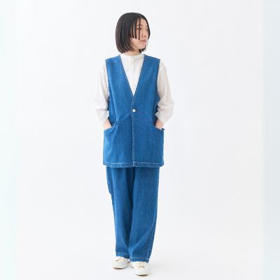 コニママ 8OZデニム 1タックパンツ | GRANDMA MAMA DAUGHTER (Women