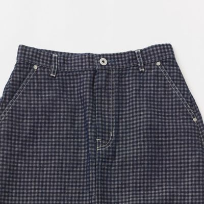 INDIGO CHECK』ロングスカート | GRANDMA MAMA DAUGHTER