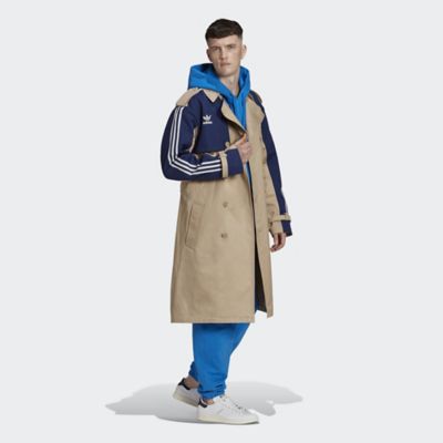 サイズ交換対象外 Adidas Blue Version 超希少メンズサイズ トレンチ