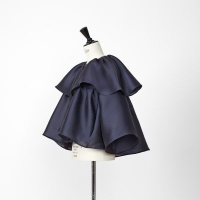 ラッフルジャケットブラウス　ＨＥ０５－００１９－５Ｓ