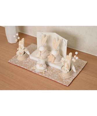 白粋ーHAKIー うさぎ雛迎春セット | 夢み屋/ユメミヤ | 三越伊勢丹