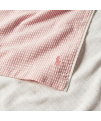 シアサッカー ストライプ シングル ガーゼケット 650ピンク | RALPH