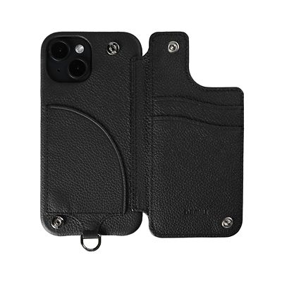 ＰＯＣＨＥ　ＦＬＡＴ（ｉＰｈｏｎｅ１５対応）ブラック