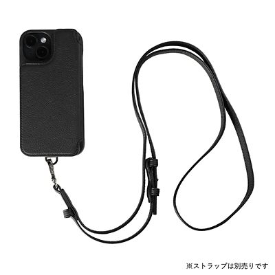 ＰＯＣＨＥ　ＦＬＡＴ（ｉＰｈｏｎｅ１５対応）ブラック