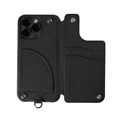 ＰＯＣＨＥ　ＦＬＡＴ（ｉＰｈｏｎｅ１５ＰｒｏＭａｘ対応）ブラック