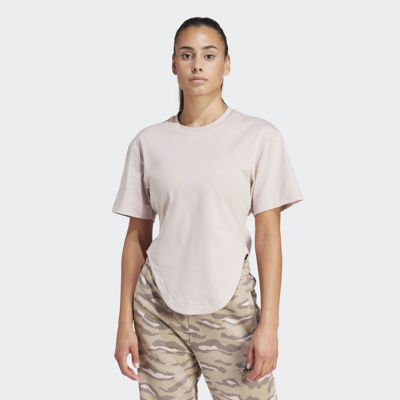 ＜adidas by Stella McCartney (Women)＞ａＳＭＣ　スポーツウェア　カーブドヘム　半袖Ｔシャツ