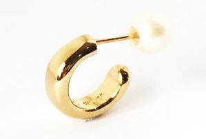 ＜e.m. (Women)＞フープピアス（小）※シングル