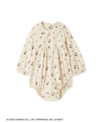 HELLO KITTY OC総柄プリントロンパース