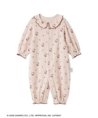 HELLO KITTY OC新生児総柄プリント2Wayオール