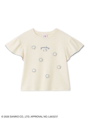 JAMIE KAY (Baby&Kids)/ジェイミーケイ ＨＥＬＬＯ　ＫＩＴＴＹ　ＯＣニットモチーフ付き半袖Ｔシャツ　ＪＫＣＴ２６１９０１
