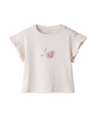 フラワーパターンチュールモチーフTシャツ JKCT262904 