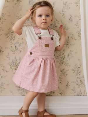 コットンツィルジャンパースカート Paula Powder