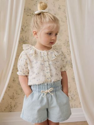 モスリン半袖ブラウス Molly Blue JKFT261047