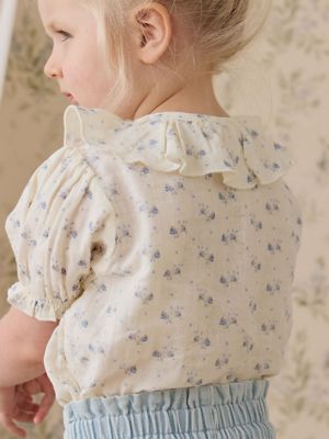 モスリン半袖ブラウス Molly Blue JKFT261047